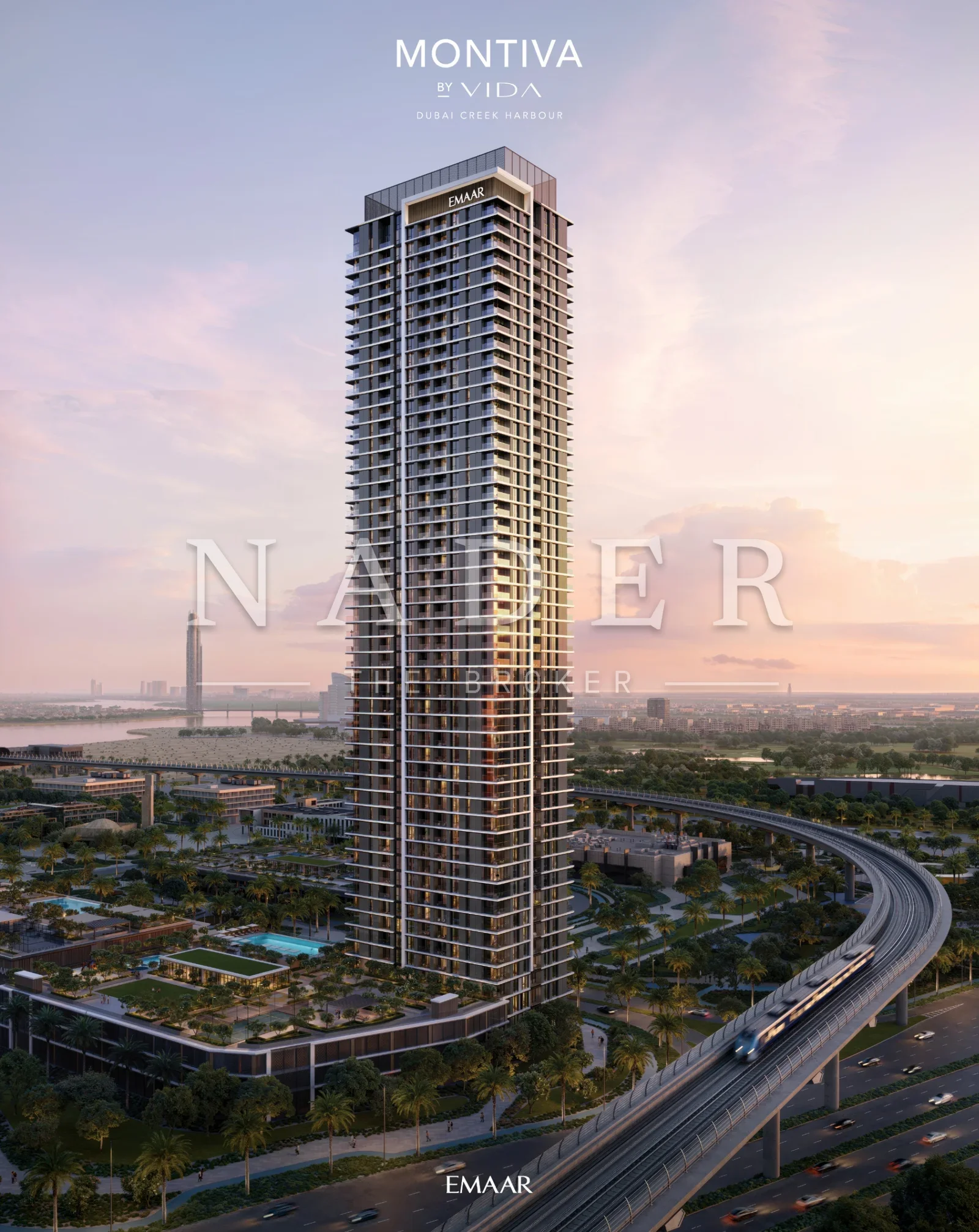 Montiva by Vida | 1-Bed | Green Gate, Dubai Creek Harbour